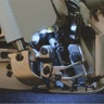 Bruce 3216D-A04, пятиниточный промышленный оверлок с встроенным сервомотором, для тяжелых тканей