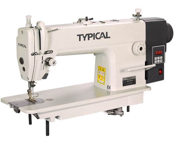 Typical GC 6150MD, промислова швейна машина з вбудованим сервомотором і позиціонером голки, для легких та середніх тканин