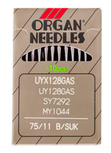 Organ UYx128 GAS SUK, голки для промислових розпошивальних машин
