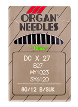 Organ DCx27 SUK, иглы для промышленных оверлоков
