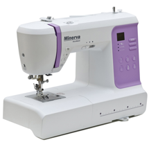 Minerva DecorMaster, компьютерная бытовая швейная машина с LED дисплеем, 6 петель, 80 швейных операций