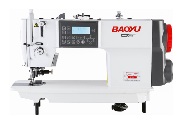 Baoyu GT-283, комп'ютеризована промислова швейна машина з обрізанням по краю і нижнім просуванням для легких і середніх матеріалів