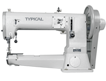 Typical TW3-441, рукавная промышленная швейная машина с тройным транспортом материала
