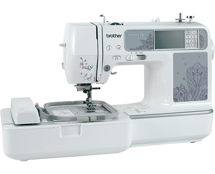 Brother Innov-is 950, швейно-вишивальна машина з автоматичною обрізкою нитки, поле вишивки 100 х 100 мм, 10 шаблонів петель, 129 швейних операцій