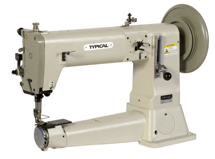 Typical TW3-441S, рукавная промышленная швейная машина с укороченной платформой и тройным транспортом материала