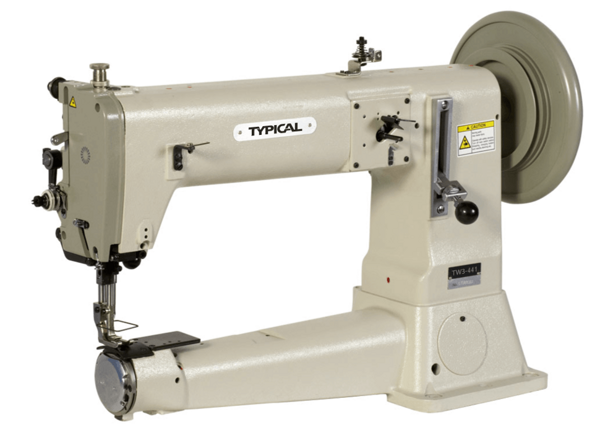Typical TW3-441S, рукавна промислова швейна машина з укороченою платформою і потрійним транспортом матеріалу