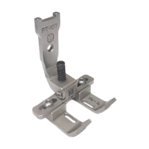 Khsew KP122W-ZPD, регулируемая лапка для вшивания молнии на двухигольных машинах