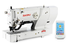 Baoyu BML-1790DK-Q, компьютерная петельная швейная машина со встроенным сервомотором, длина петли до 40 мм