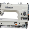 Minerva M6160-JE4H, комп'ютерна безпосадочна швейна машина з вбудованим сервомотором і напівсухою головою, для середніх та важких тканин