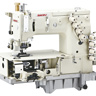 Baoyu BML-1404PMD, чотириголкова промислова швейна машина ланцюгового стібка з фронтальним механічним пристроєм подачі резинки