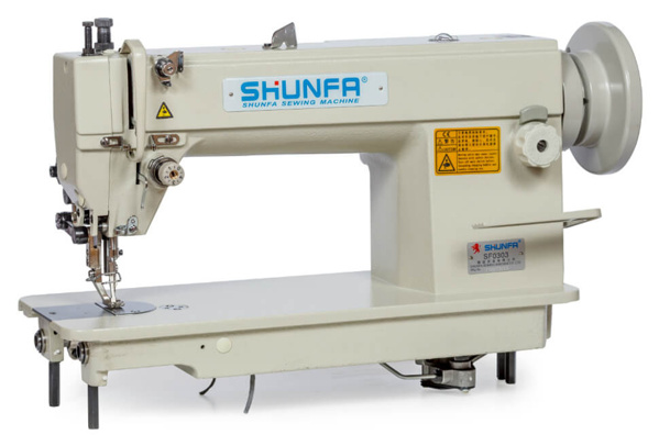 Shunfa SF 0303, промислова швейна машина з подвійним транспортом матеріалу