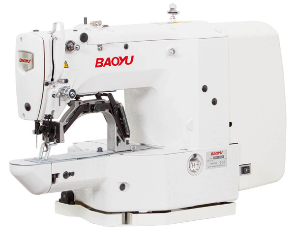 Baoyu BML-1906A, комп'ютерна закріплювальна швейна машина з робочим полем 60 x 40 мм