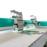 SINSIM GW2401, одноголова 24-голкова промислова вишивальна машина для габаритних дизайнів, робоче поле 3000 х 1600 мм