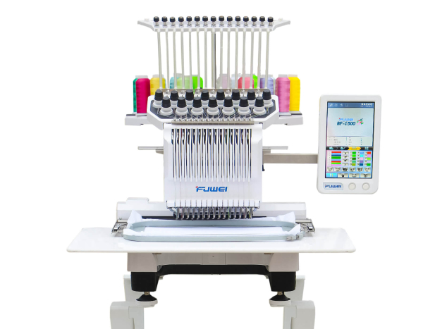 FUWEI BF-1500-360*200-A15, промислова одноголова 15-голкова вишивальна машина
