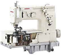 Baoyu BML-2000C, двоголкова промислова швейна машина ланцюгового стібка, для пошиття поясних петель