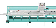 SINSIM GW2406, 6-головая 24-игольная промышленная вышивальная машина для габаритных дизайнов, общее рабочее поле 10800х1700 мм