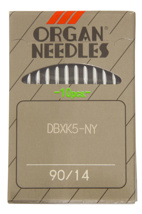 Organ DBxK5 NY SUK, голки для промислових вишивальних машин із кульковим вістрям