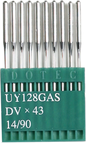 Dotec UYx128 GAS, універсальні голки для промислових розпошивальних машин