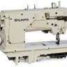 Shunfa SF875-H, двухигольная швейна машина зі збільшеним човником та функцією відключення голок, для середніх і важких тканин