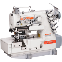 Siruba F007K-W522-FR / FFC / LS-A, промислова розпошивальна машина з пристроєм для вшивання резинки