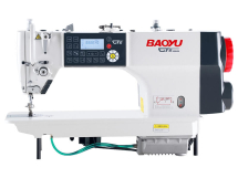 Baoyu GT-6, компьютеризированная промышленная швейная машина с нижним продвижением и удлиненной платформой для легких и средних материалов