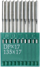 Dotec DPx17, голки для важких матеріалів, для промислових швейних машин з подвійним і потрійним просуванням