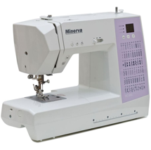 Minerva MC 60C, комп'ютерна побутова швейна машина з автоматичною обрізкою нитки, 6 шаблонів петель, 60 швейних операцій