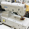 Jack JK-8569ADI-05CB, промислова розпошивальна машина з вбудованим сервомотором і пристроєм для вшивання резинки