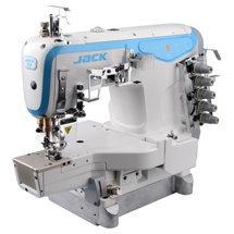 Jack K4-01GB, промислова розпошивальна машина з вбудованим сервомотором і циліндричною рукавною платформою