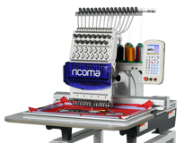 Ricoma PT-1501 коммерческая одноголовая, 15-игольная вышивальная машина с 4″ LCD дисплеем