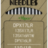 Organ DPx17 LR, голки з лівим заточуванням для важких матеріалів, для промислових швейних машин з подвійним і потрійним просуванням