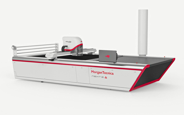 Morgan Tecnica Next 2 Delta Pro 90, автоматична розкрійна машина з робочим полем 1700 х 2500 мм