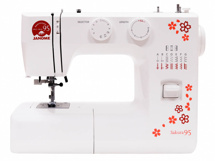 Janome Sakura 95, электромеханическая швейная машина с вертикальным челноком, 15 видов операций