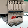 Maya FH, 20-голова високошвидкісна промислова вишивальна машина з плоскою платформою, робоче поле 8 000 х 800 мм