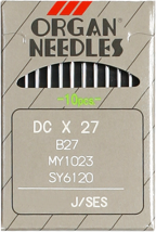 Organ DCx27 SES, трикотажные иглы для промышленных оверлоков