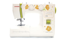 Janome Exell Stitch 15A, электромеханическая швейная машина с вертикальным челноком, 15 видов операций