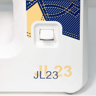 Janome JL 23, швейна машина з вертикальним човником і напівавтоматичною петлею, 23 строчки з плавним регулюванням довжини стібка