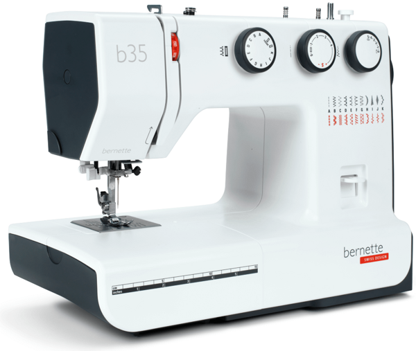 Bernette B35, електромеханічна побутова швейна машина, 23 швейних операції