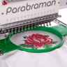 Parabraman TCL-1201, одноголова 12-голкова промислова вишивальна машина з верхнім кріпленням пантографа, поле вишивки 500 х 350 мм і 8" сенсорним LCD-дисплей