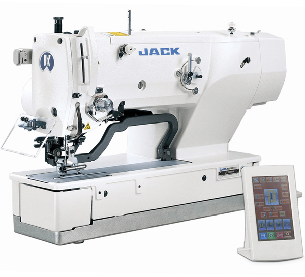 Jack JK-T1792BS, комп'ютерна петельна швейна машина з вбудованим сервомотором, довжина петлі до 120 мм