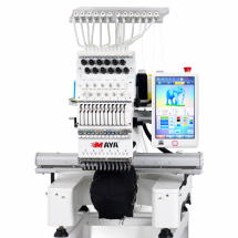 Maya TCS-1201 – 400 х 300 мм, одноголовая 12-игольная промышленная вышивальная машина