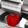 Parabraman PR-1501XL, одноголова промислова 15-голкова вишивальна машина c 8" сенсорним LCD-дисплеєм і збільшеним полем вишивки 1200 х 500 мм