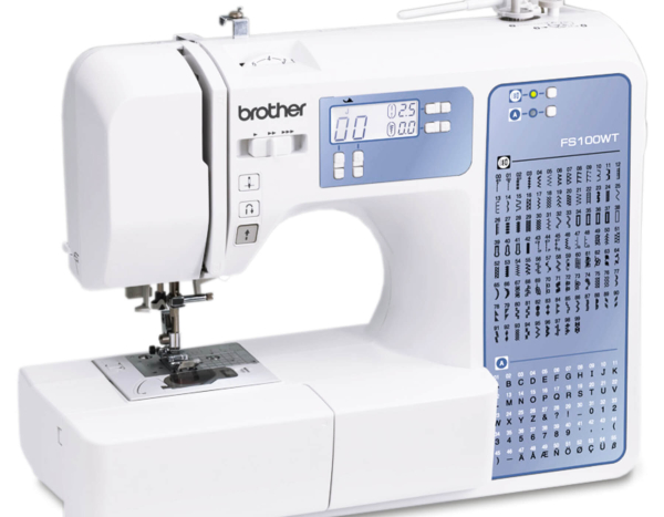 Brother FS100WT, комп'ютерна швейна машина з горизонтальним човником, 100 операцій