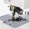 Jack JK-5559WE, комп'ютерна промислова швейна машина з вбудованим сервомотором та пристроєм обрізки краю