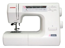 Janome DE 7518A, электромеханическая швейная машина с горизонтальным челноком, 18 видов операций