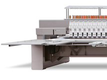 Maya SH-443, 43-головая 4-игольная ультра высокоскоростная промышленная вышивальная машина шиффли, рабочее поле 9 870 х 1 530 мм