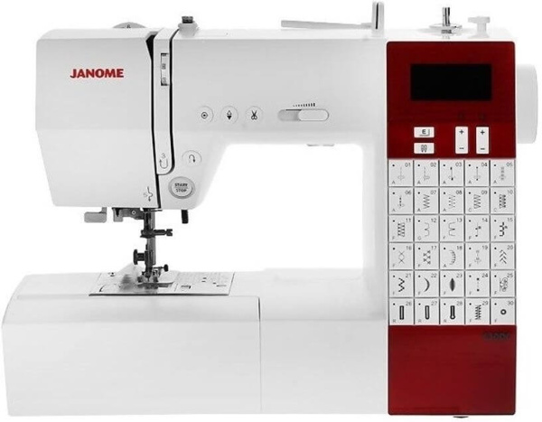 Janome DC630, комп'ютерна швейна машина з горизонтальним човником, 30 видів операцій 