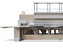 Maya SHX-642, 42-головая 6-игольная высокоскоростная промышленная вышивальная машина шиффли, рабочее поле 14 220 х 1 530 мм