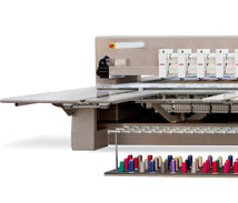 Maya MU-608 – 450 x 800 мм, 8-головая 6-игольная ультра высокоскоростная шенильная промышленная вышивальная машина