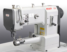 PFAFF 335-17/01, рукавная швейная машина с платформой под врезной окантователь